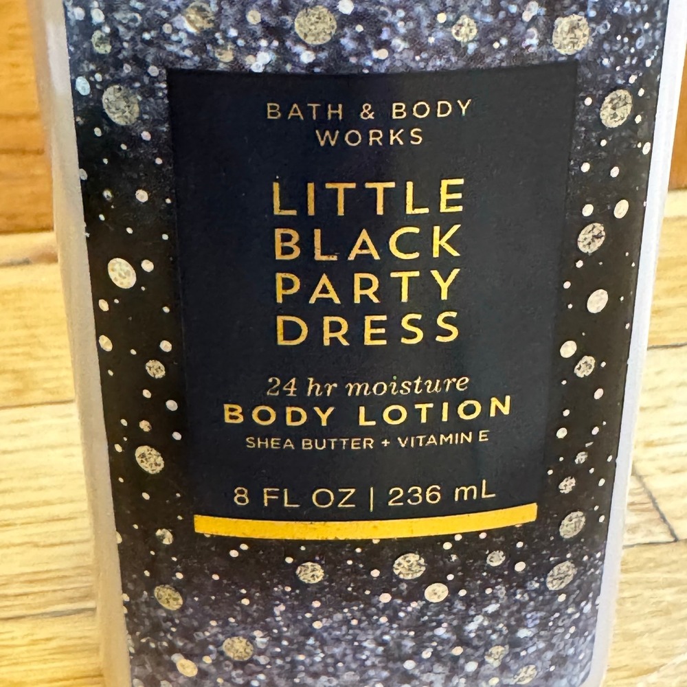 Bath & Body Works Little Black Party Dress Body‎ Lotion 8oz 24hr Moisture Shea